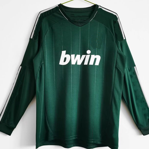 

Retro soccer jerseys 2011 2012 2013 football shirts long sleeve RAUL HIERRO futbol shirt camisa reAL mADRIds football jersey classic de futbol Thailand shirt, 11/12 home shirt