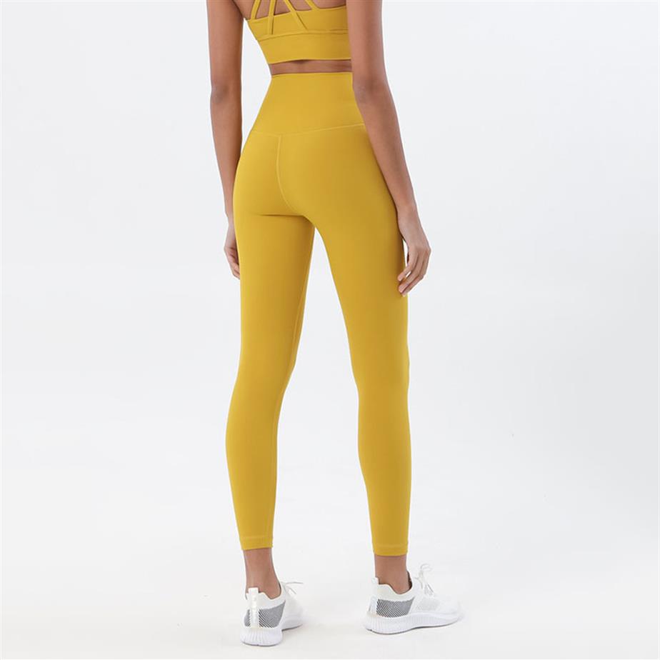 

Alo Yoga Buttery Soft Bare Workout Gym Pants Women Squat Proof High Waist Fitness Tights Sport Leggings Female Legging 2205172144, Bean paste pink