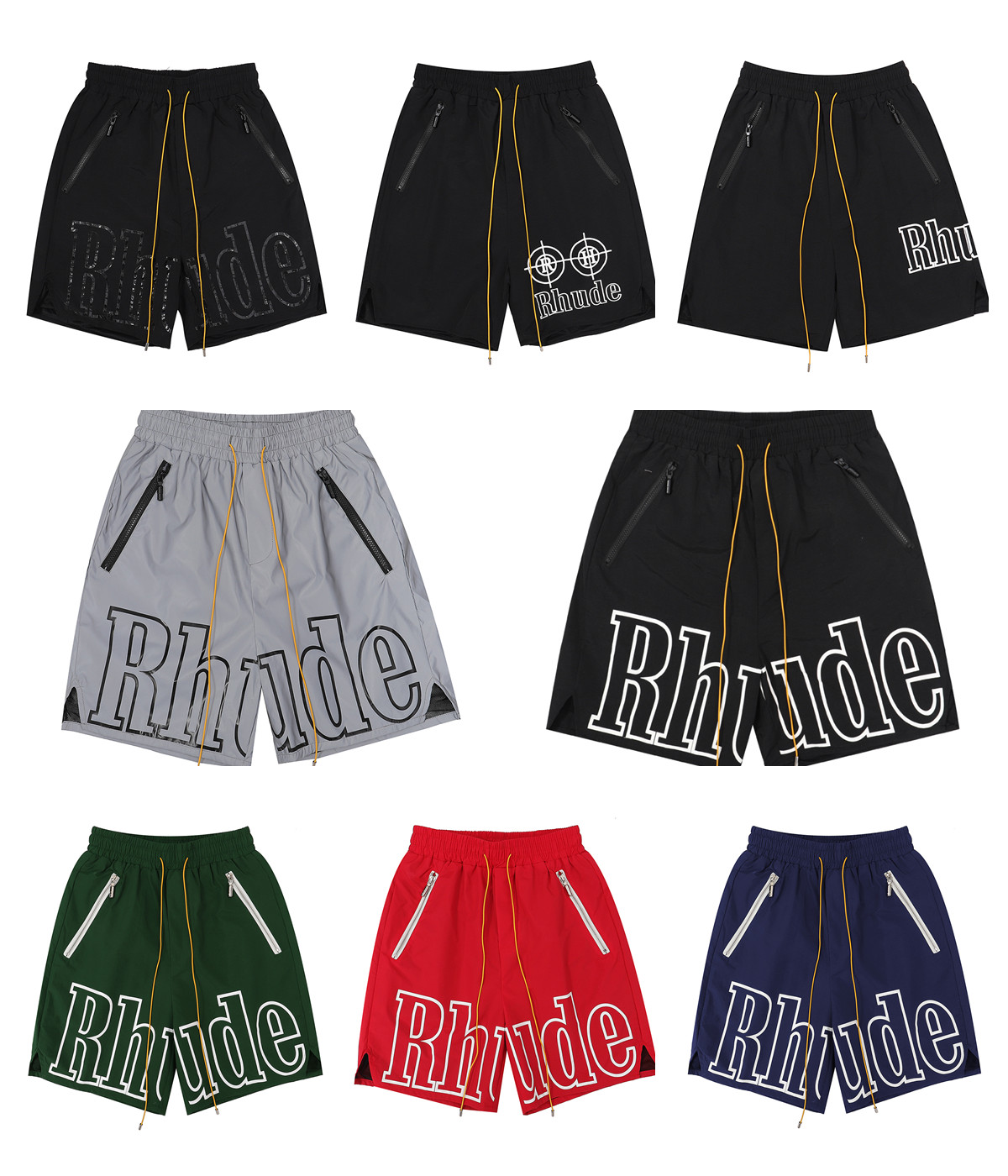 

Man Shorts summer breathable loose men pant couple models unisex classic alphabet embroidered webbing trim high street designer casual Outdoor sports Beach Shorts, Customize