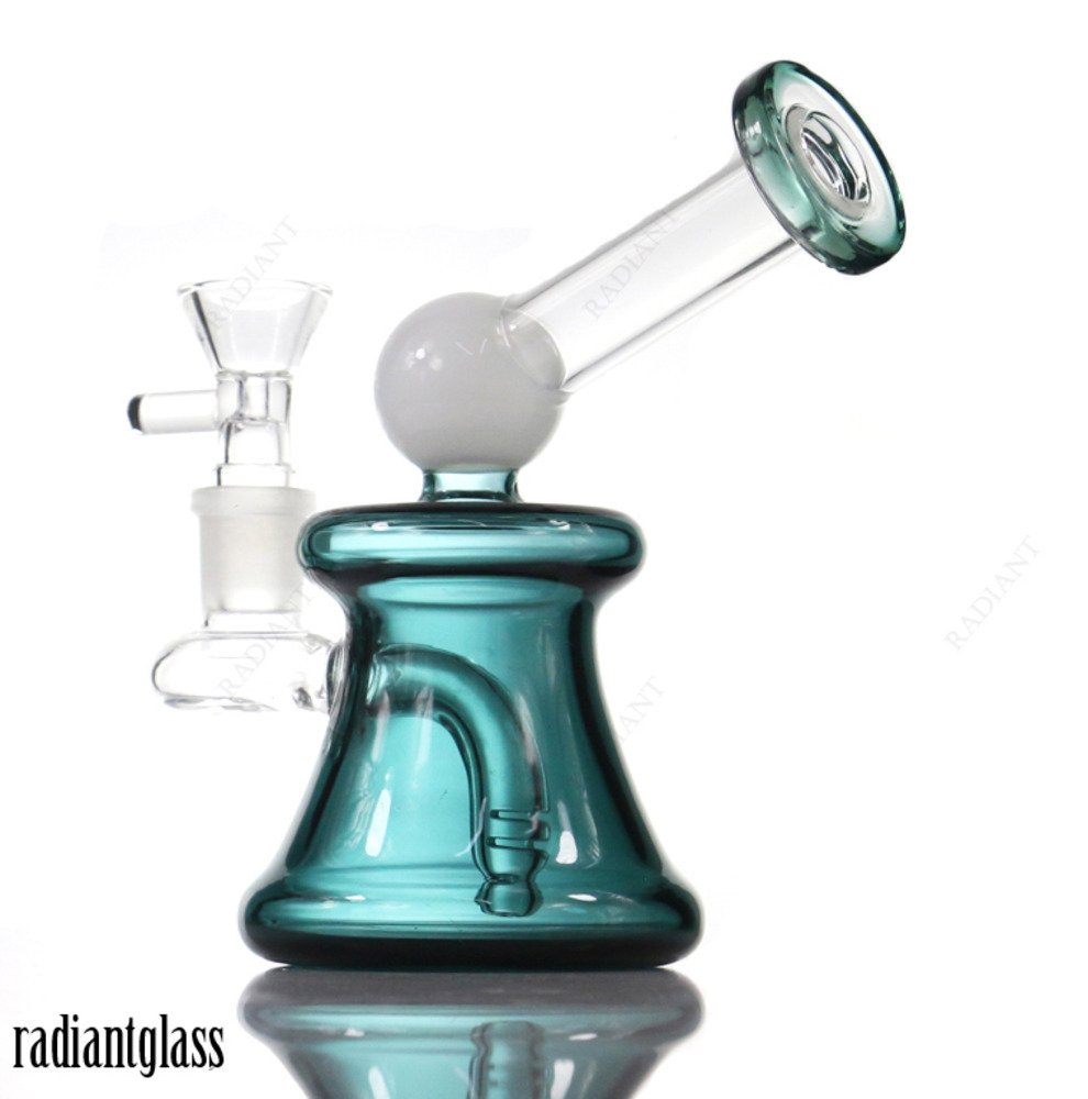

5.0" Mini bongs Hookahs Water Pipes Colorful Heady Dab Rigs Small Bubbler recycler