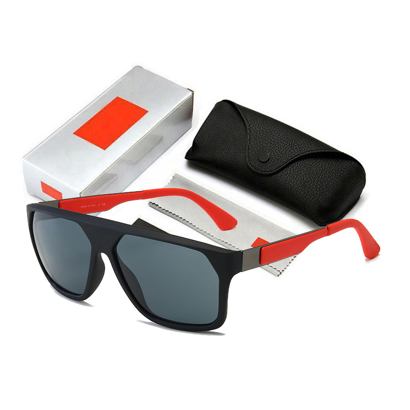 Men de mode Ray Square Gradient Sunglasses Driving Vintage Brand Design Ban Sun Glasses OCULOS DE SOL 4309