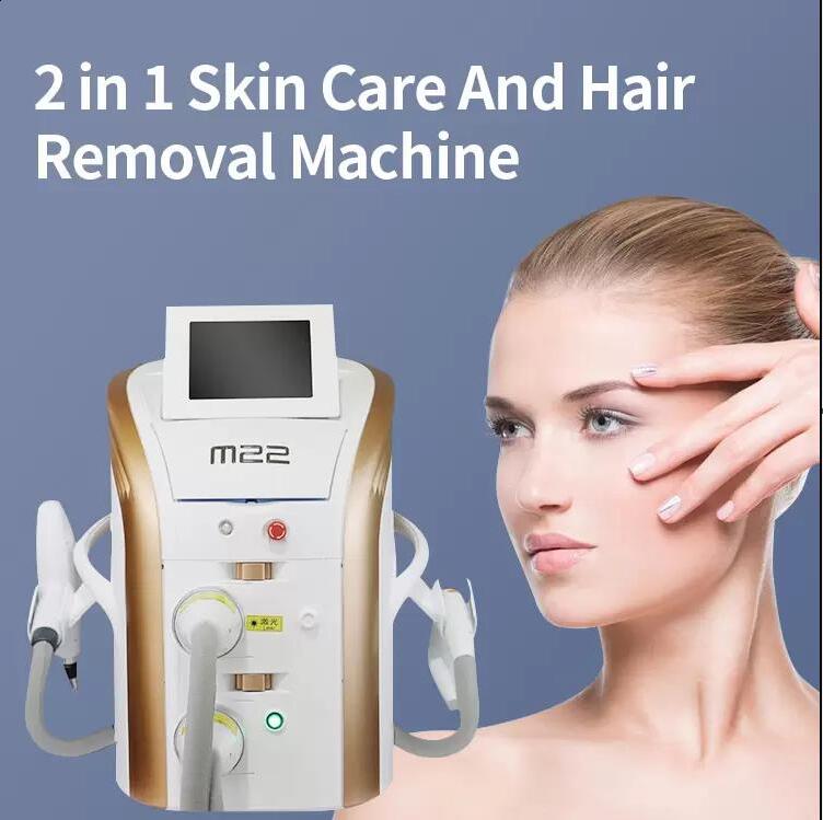 Nouvelle arrivée Multifonctionnel IPL Épilation Machine Lifting de la peau rajeunissement rides pigment taches de rousseur et coups de soleil Acn