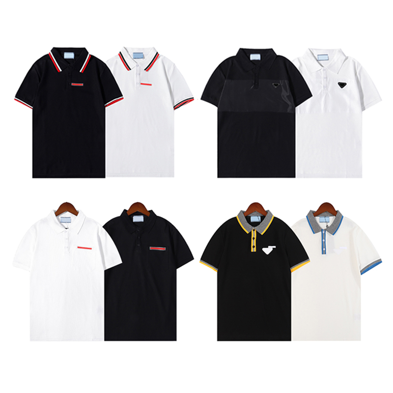 

designer mens t shirt polo Italy Triangular badge logo men shirt luxury women P letter tshirts, Supplement (not shipped separately)