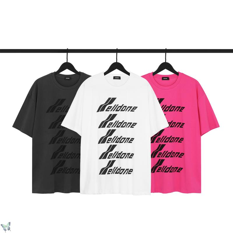 

Men' T-Shirts Well Done T-shirt Classics Logo Oversize Welldone T Shirt Men Women We 11 Tops 2022 Fast, 2911hong