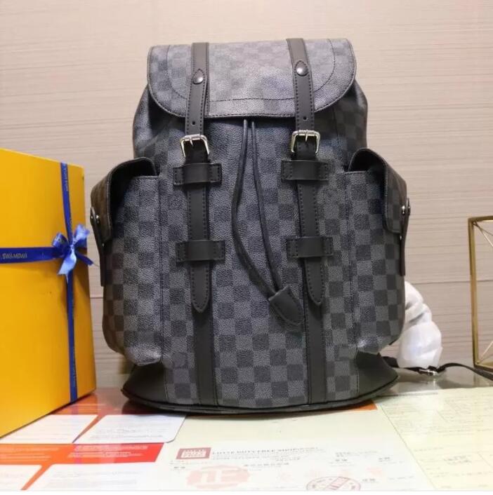 Christopher Backpacks Luxurys Designer School Bags Leather knapsack Men Women Schoolbag Satchel Backpack Bag