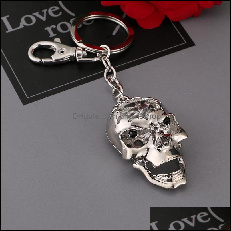 

Keychains Fashion Accessories Of The Crystal Skl Keychain Pendant Key Ring Seat Bag Charm Nightmare Ysk078 Men And Dhdud