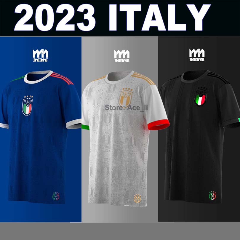

ITA LY 2023 CONCEPT Home Away Third KIT soccer jersey men + kids sets football shirts, 2023 away
