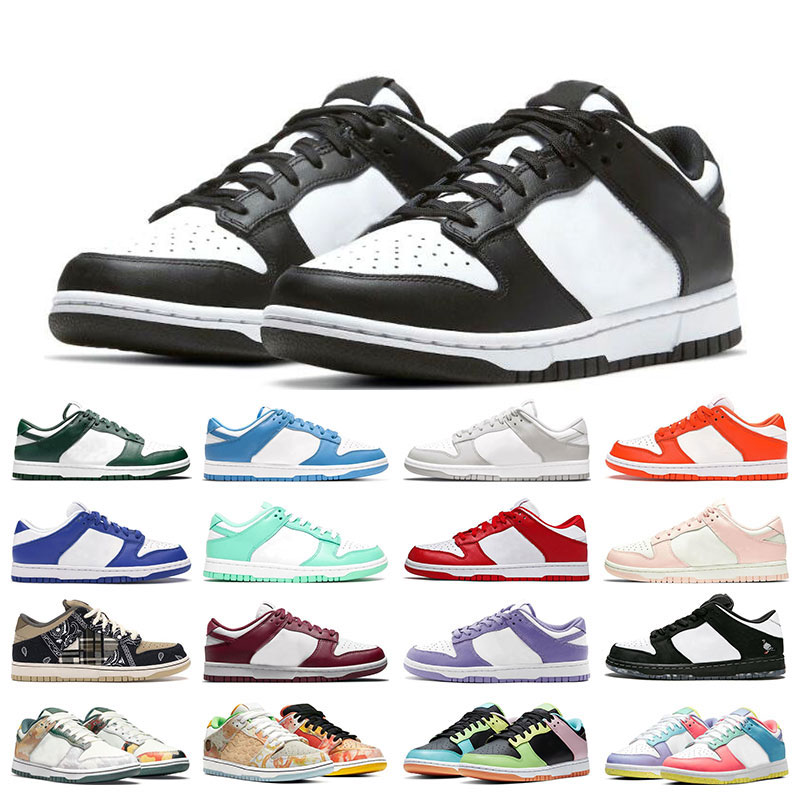 

Big Size 36-47 Chunky Dunky men outdoor skateboard shoes Black White Grey Fog Varsity Green UNC Coast Syracuse Panda dunks sneakers women sports trainers, 20
