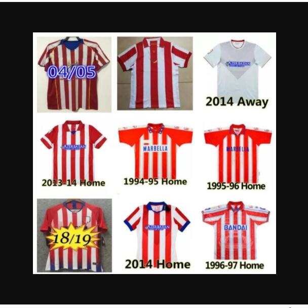 

Retro Soccer Jerseys 1994 1995 1996 1997 03 04 05 Atletico Classic Vintage Madrid Centenary 13 14 15 football shirt F.Torres Simeo, 10/11