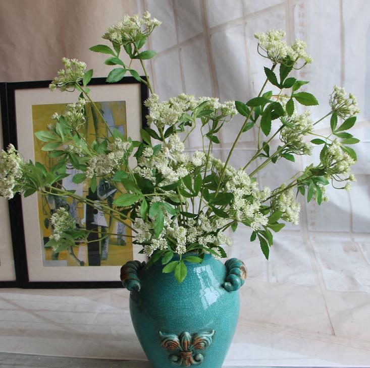

Decorative Flowers & Wreaths Simulation Allium Fistulosum Sand Grass Chrysanthemum Artificial Dried Dry Flower Home Decor For Decoration, Beige