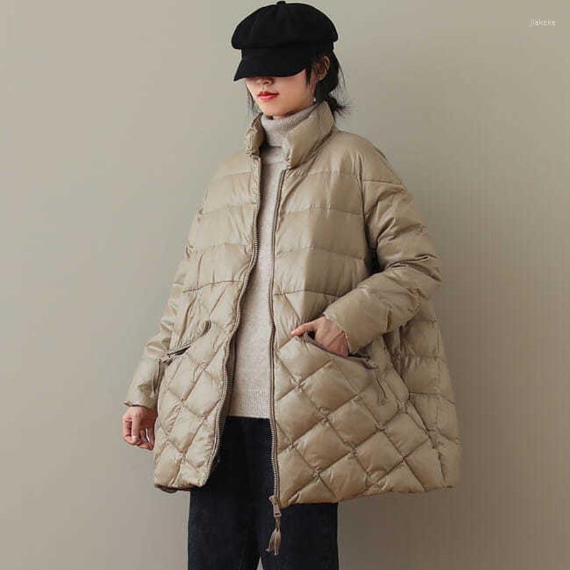 

Women's Down & Parkas Plus Size Jacket 2022 Autumn All-Match Casual Warm Padded Puffer Women Winter Zipper Quilted Parka Femme, Black