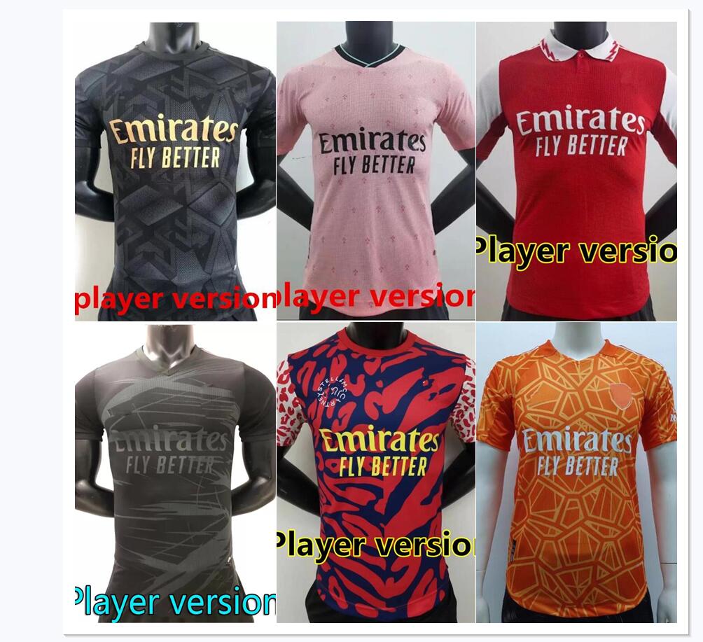 

22 23 Arsen soccer jersey gunners ODEGAARD THOMAS PEPE SAKA training wear TIERNEY HENRY WILLIAN SMITH ROWE player version football shirt, White