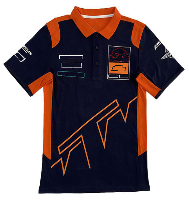 

New motorcycle polo suit summer team short-sleeved T-shirt with the same custom