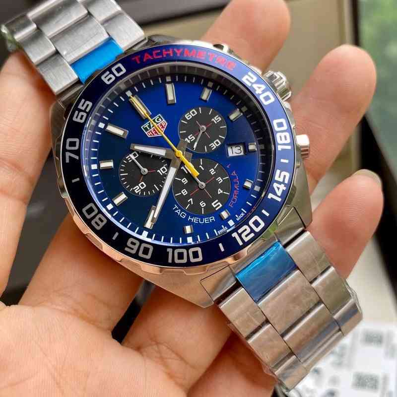 Série Tag Heue F1, Montre pour homme, Six Aiguille Calendrier de la ceinture de distribution! Mouvement original suisse!