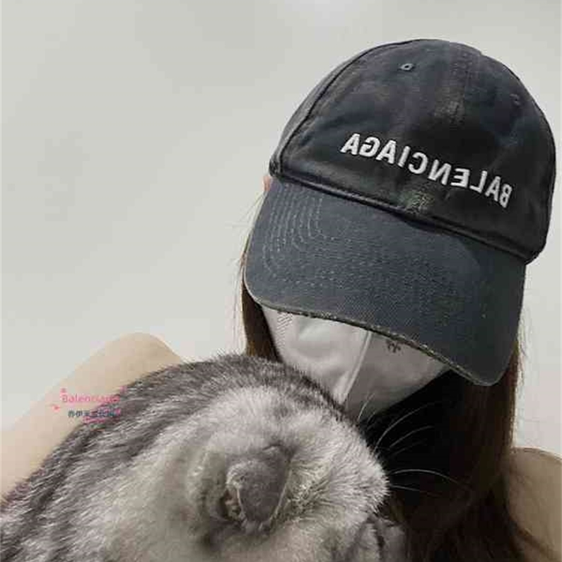 

Sport caps Balenclagas 2022 b family cap balenciga letter embroidery casual sports duck tongue cap baseball caps, Distressed