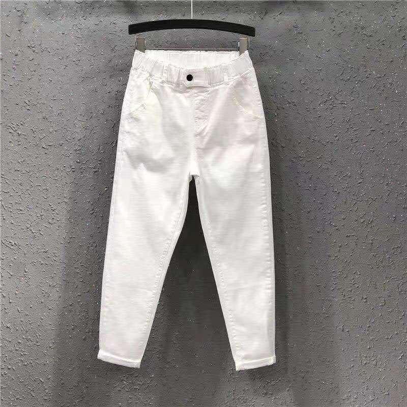 

Women's Pants & Capris High Waist White Harem Women Loose Trousers Joggers 2022 Summer Leisure Korean Style Sweatpants Streetwear, Black