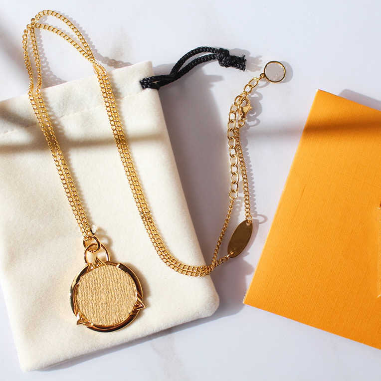 2021 Pendant Necklaces Fashion Necklace for Man Woman Channel Jewelry Pendants Highly Quality 15 Model Optional-image-747622696