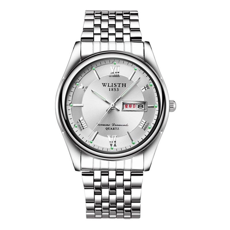 

Wristwatches Mens Watches Top WLISTH Waterproof Casual Man Relogio Masculino Luminous Steel Calendar Watch Male Clock