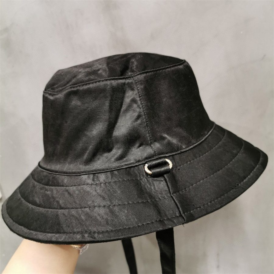 

Designer Double Sided Bucket Hat Women Luxury Beanie Hats Four Seasons Mens Fisherman Sunhat Unisex Outdoor Casual Fashion High Quality, Double sided-black/black