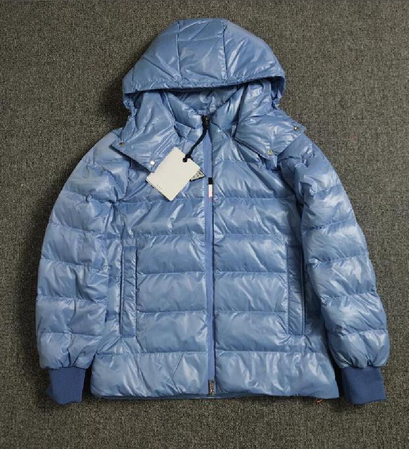 

Men Classic Down Coats Winter Puffer Jackets Hooded Designer Parka Women Casual Coat Unisex Outerwear Warm Feather jacket clothing Blue Black Colors