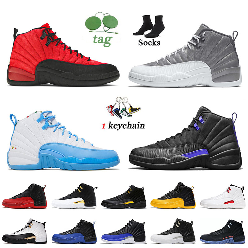 j12 Jummpman 12s Stealth Reverse Flu Game 12 Basketball Shoes 2022 Hyper Royal Black Taxi Retro Royalty Utility Low Easter Twist Dark Concord Men