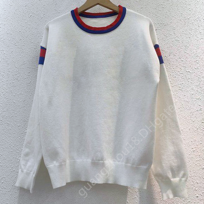 

Fashion Letter Logo Women' Pullover Sweater for Women White Black  M L