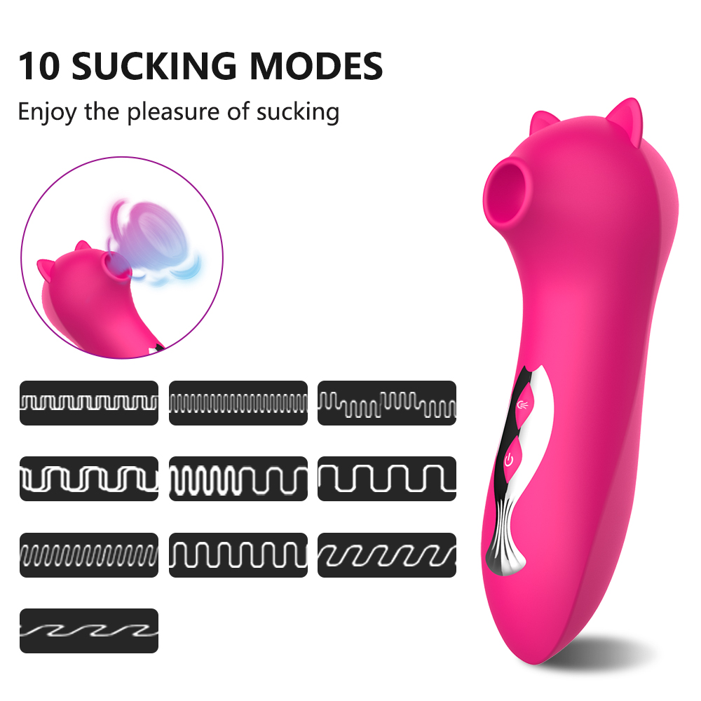 Clit Sucker Vibrator Female Sex Toys for Women Vacuum Clitoris Powerful Nipple Stimulation Tongue Oral Licking Goods For Adultsg-image-764636565