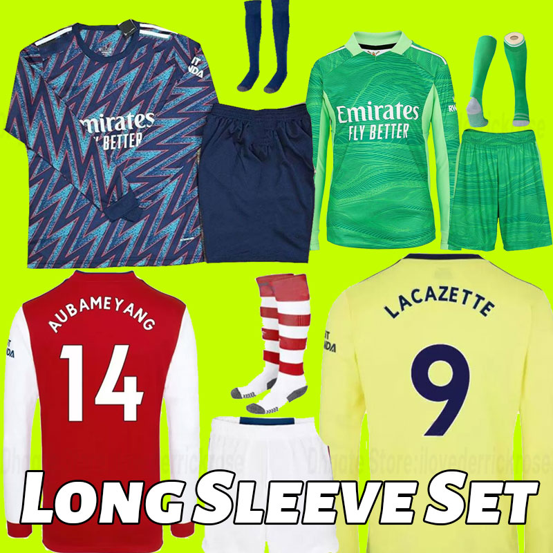 

2021 Long sleeve 21 22 Arsen soccer jersey Gunner PEPE SAKA THOMAS WILLIAN NICOLAS football shirts 2022 Men BOYS Skits ETS SOCKS ODEGAARD Uniform goalkeeper MARTINEZ, Home+patch