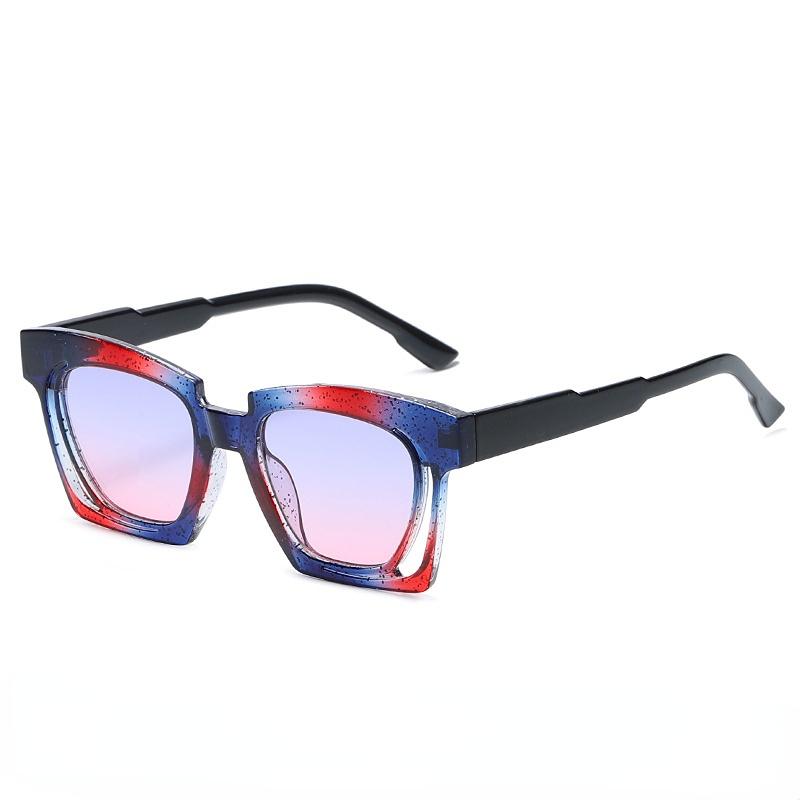

Sunglasses European And American Square Frame Women Cross-border Retro Hollow Trend Of High QualitySunglasses