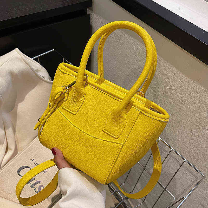 

bags Bonito pequeno couro do plutônio crossbody balde sacos para as mulheres 2022 moda verão senhoras marca bolsas de ombro 220416, Black