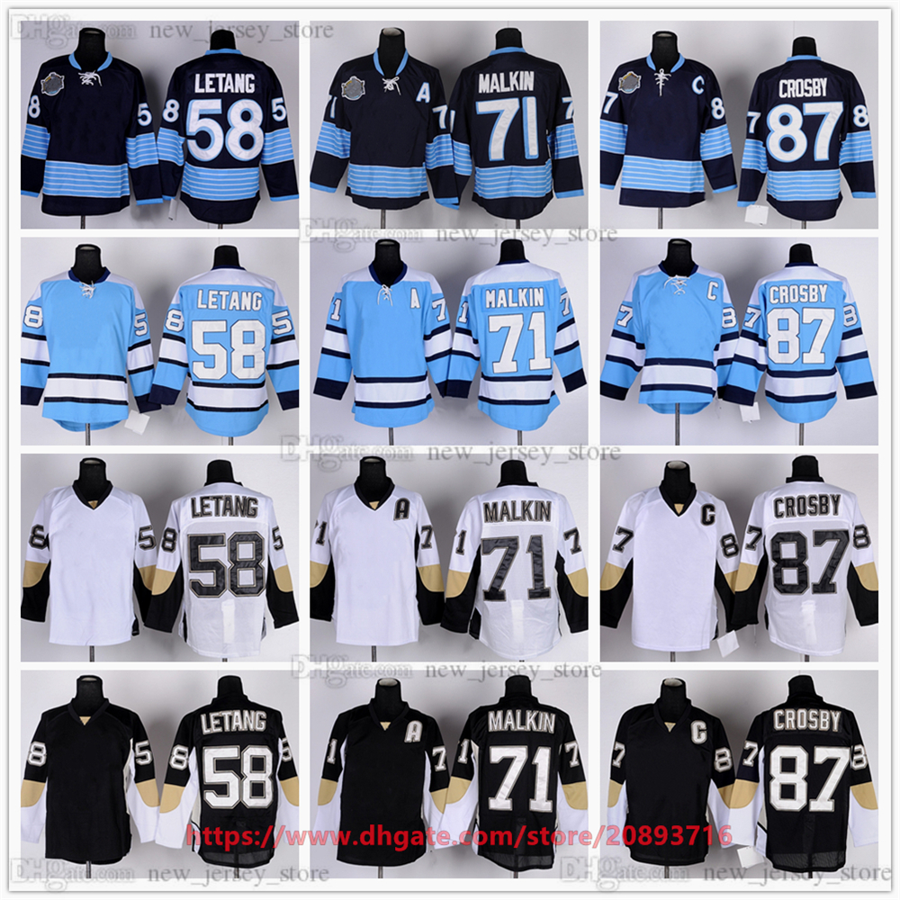 

Movie College Vintage Ice Hockey Wears Jerseys Custom 58 KrisLetang 59 JakeGuentzel 66 MarioLemieux 71 EvgeniMalkin 72 PatricHornqvist 87 SidneyCrosby Jersey, As picture