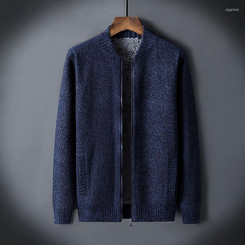 

Men's Sweaters Men's Cardigan Knitted Full Zipper Sweater Male Clothing Fleece Casual High Quality Coat In Spring And Autumn Q39Men's Ol, Red