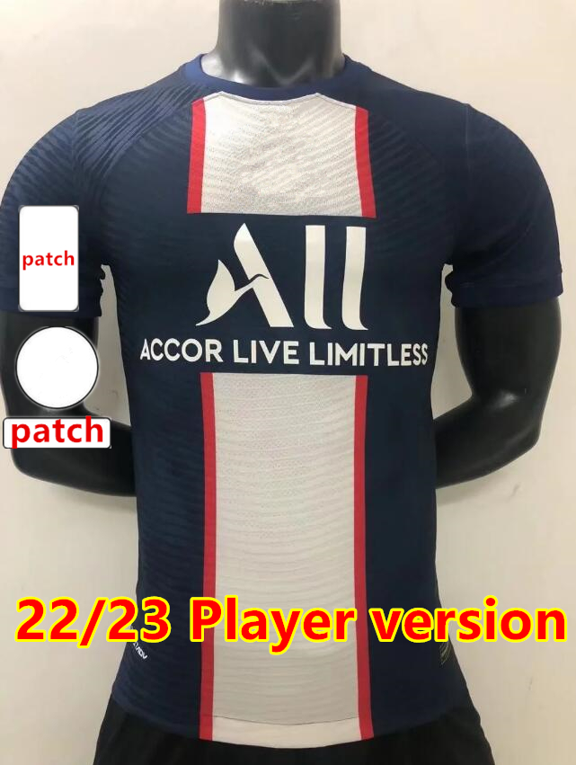 

22 23 Player version PLAYER 30 10 MBAPPE 7 soccer jerseys HAKIMI SERGIO RAMOS WIJNALDUM 21 22 Maillots pSGS football shirt 2022 uniform enfants maillot de foot, 22/23 home player