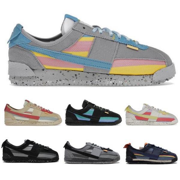 

Cortez Union Running Shoes For Men Women Cortezs Sesame Off Noir Light Smoke Lemon Frost Nylon 2022 Mens Brown Trainers Sports Sneakers Size 36 - 46, Black