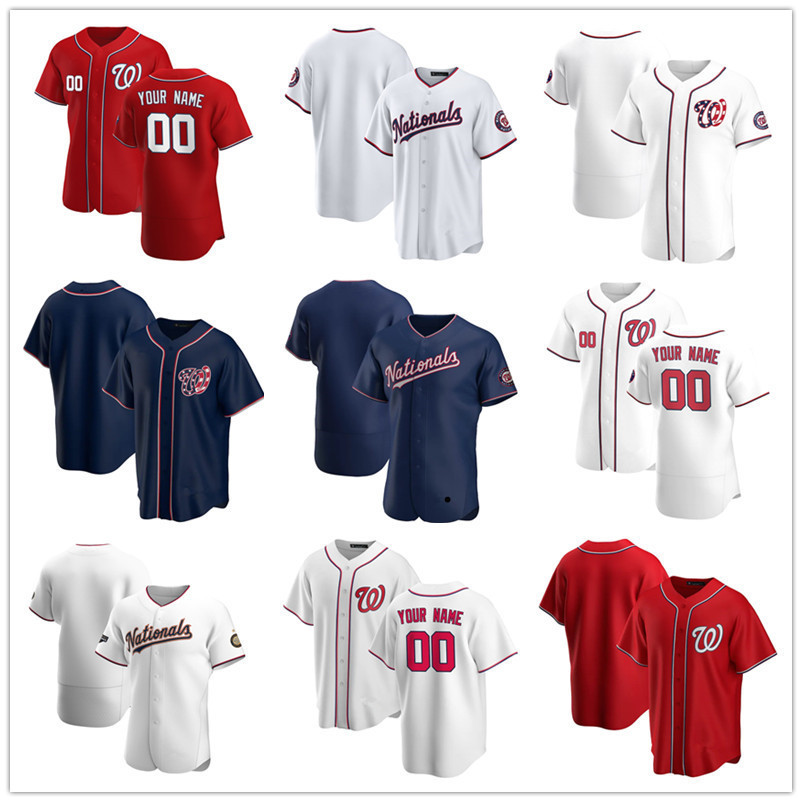 

Custom Jersey Washington''Nationals''Mens women Youth 18 Jake Noll 36 Will Harris 21 Tanner Rainey 5 Josh Harrison Baseball Jerseys, Color