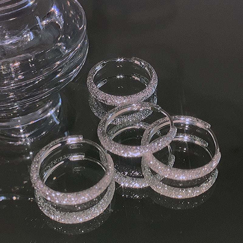 

Dangle & Chandelier Fashion Sparkling Round Hoop Earrings For Women Simple Geometric Creative Party Jewelry Beautiful Gifts WholesaleDangle