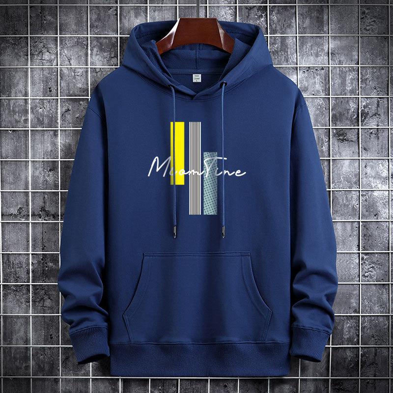 

Men' Hoodies & Sweatshirts Autumn Winter Street Style Hip Hop Plus Size Loose Hooded Sweater Korean Casual Simple Stretch Men Tops, Dark grey