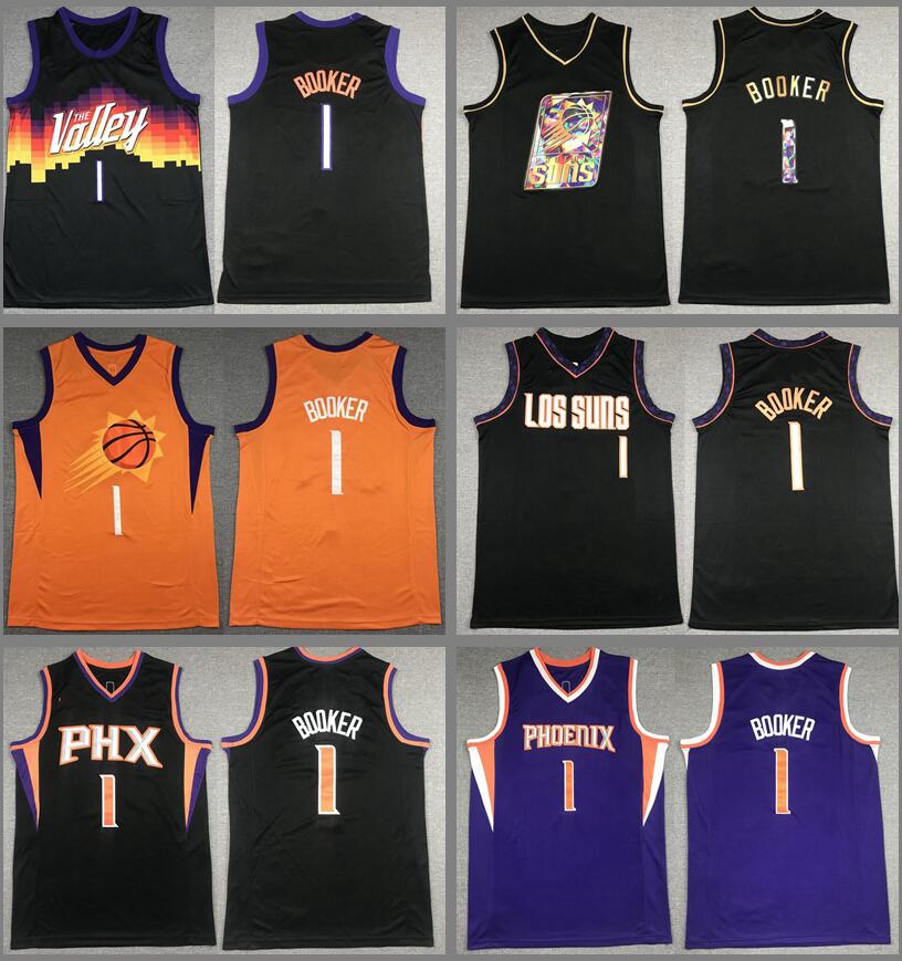 

Hot basketball jerseys 1 Booker Chris Paul 22 Ayton city jersey, With logo