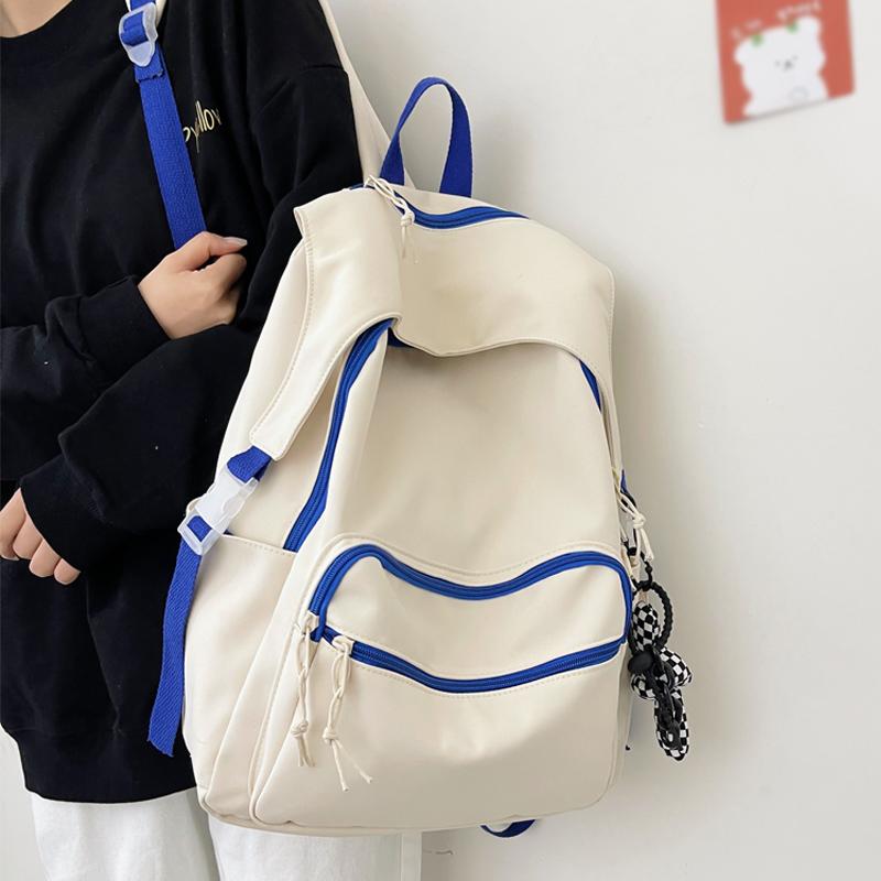 

Backpack Fashion Teens Girls Bookbag Nylon Waterproof Schoolbag For College Laptop Rucksack Women Travel Bag MochilaBackpack, Black
