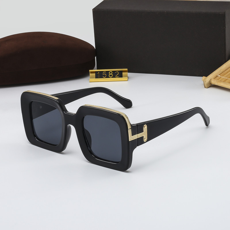 

Designer Sunglasses Luxury Brand James Bond Tom Sun glasses Stylish Fashion High Quality Polarized Sunglass for Mens and Womens Driving Glass UV400 With Box and Case