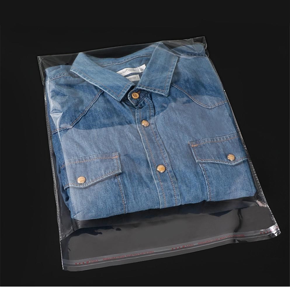 

StoBag 100pcs Clear Self Adhesive Cello Cellophane Bag Self Sealing Plastic Bags Clothing Jewelry Packaging Candy OPP Resealable242s