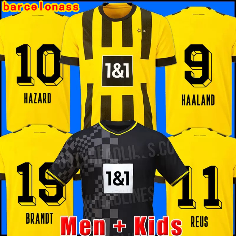 

HAALAND soccer jersey 21 22 23 football shirt REUS DORTMUND NEONGELB BELLINGHAM HUMMELS BRANDT men kids kit maillot de foot 2021 2022 2023 tops, This option does no ship