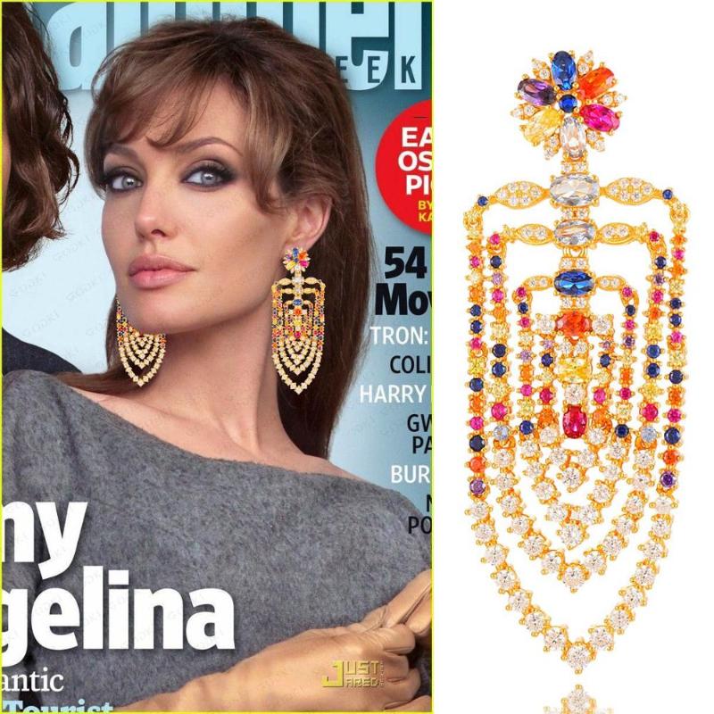 

Dangle & Chandelier GODKI 75mm MAXI Size Charms Luxury Link Chain Tassel Drop Earring Women Full Mirco CZ Paved Cubic Zircon Wedding Fashion