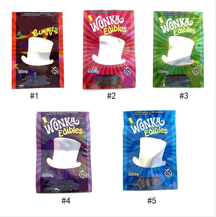 

500mg Empty GUMMIES Candy Packaging bag dank Gummy bags mylar Edibles RUNTZ