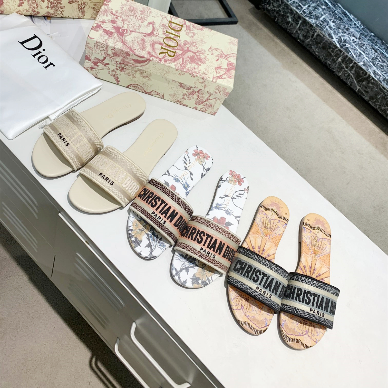 

Top Luxury Designer Women Alphabet Letters Stripe Slippers Leather Printing And Embroidery Woman Summer Sandals Holiday Beach Classical Fashion Wedding Party Big, #30