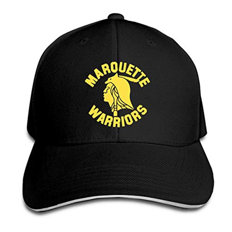 

Marquette Warriors Baseball Cap Adjustable Peaked Sandwich Hats Unisexe Men Women Baseball Sports Outdoors Hip-hop Cap2718, Blue