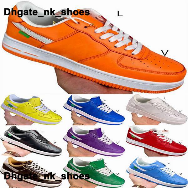 

Size 12 1 Shoes Mens Sneakers AirForce Monograms Brown Damier Azur Trainers Force Low Air Us 12 One Eur 46 Casual High Quality Runnings Women US12 Orange Scarpe Black