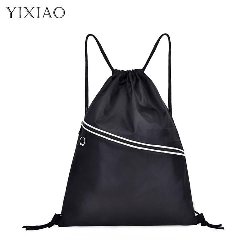 

Outdoor Bags Sports Drawstring Basketball Backpack Ball Storage Training Casual Rucksacks Soccer Football Fitness BagOutdoor, Black