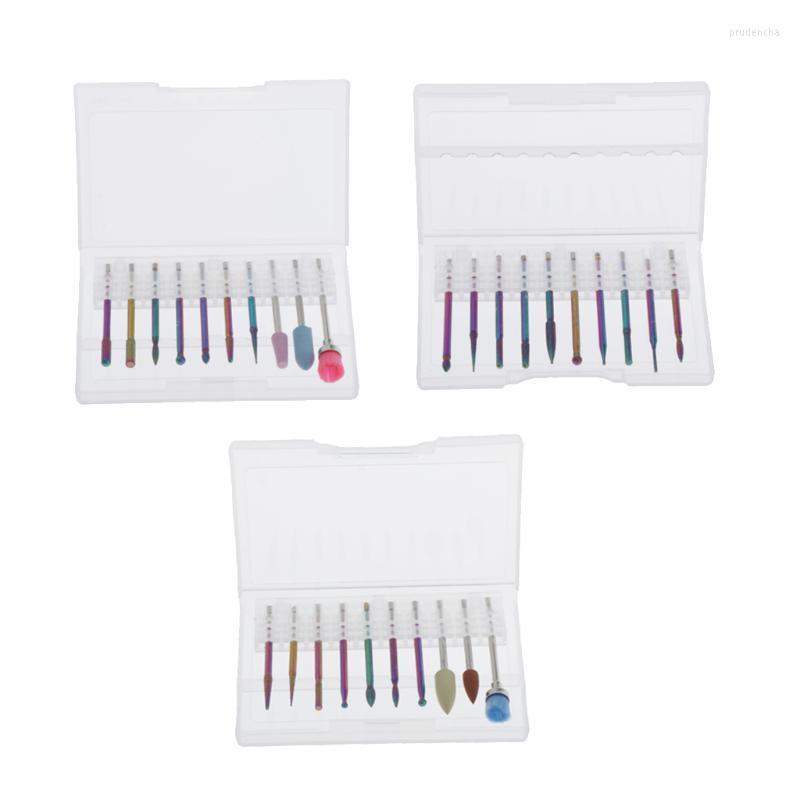 

Nail Art Equipment Tungsten Drill Bits Set Fit For Machine Professional Acryli Prud22