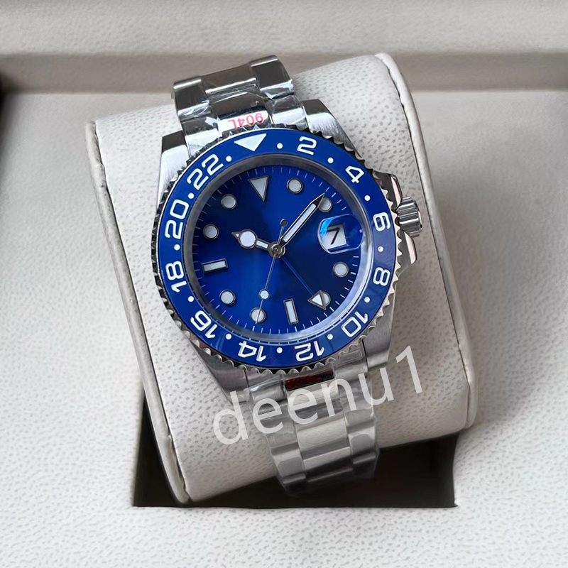 

Mens 40mm Automatic Watches 904L Stainless Steel Watch Fashion Luminous Sapphire Glass Water Resistant Watch montre de luxe
